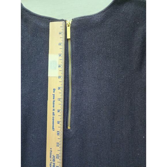 SWEATER-Michael Kors-Black-Long Length-Zipper-Long Sleeves-Size Large - Picture 13 of 13